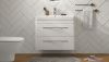 Тумба под раковину Velvex JILL tpJIL.80.2Y-233 80х40 подвесная цвет белый
