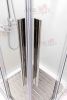 Душевой уголок AvaCan KС80 90х90 стекло прозрачное профиль хром без поддона