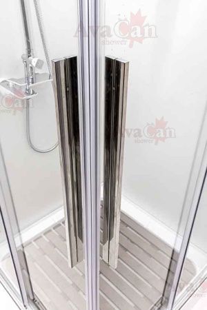 Душевой уголок AvaCan KС80 90х90 стекло прозрачное профиль хром без поддона