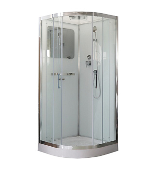 Душевая кабина Cerutti SPA VIVA91 90х90 четверть круга с крышей ориентация универсальная Душевая кабина Cerutti SPA VIVA91 90х90 четверть круга с крышей ориентация универсальная
