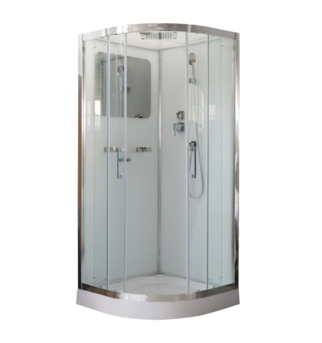 Душевая кабина Cerutti SPA VIVA91 90х90 четверть круга с крышей