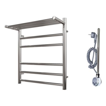 Полотенцесушитель электрический Point Аврора PN10156PE 55х60 хром