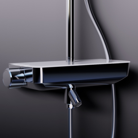 Душевая стойка Damixa Scandinavian Pure 936730000 настенная цвет хром