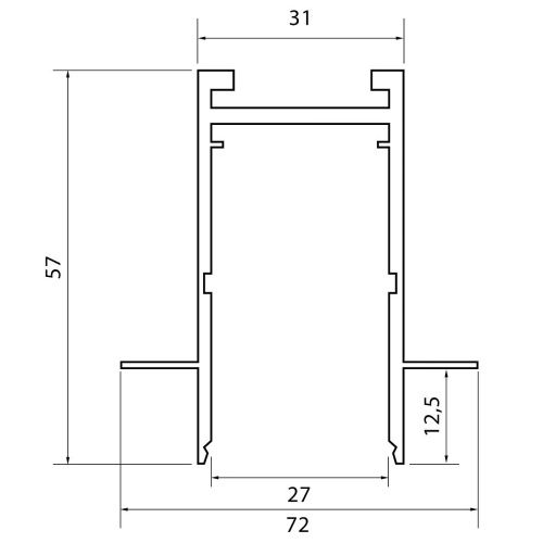 Шинопровод встраиваемый ST Luce Skyline 220 (Скылине 220) ST021.519.00H - фото 4