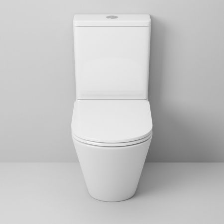 Унитаз напольный с бачком Grossman Санфаянс GR-4449S белый с сиденьем безободковый каскадный смыв