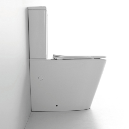 Унитаз-компакт напольный с бачком Iberica Blanca Burgos IB.BRG.121.1B1 белый с сиденьем микролифт безободковый каскадный смыв