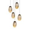 Светильник подвесной Delight Collection MD25090022-5A matt black/champagne