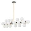 Люстра на штанге Lumina Deco Marsiada (Марсиада) LDP 6033-24 BK+GD