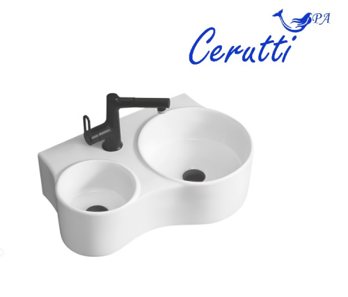 Раковина Cerutti SPA 61 см СT9706 накладная цвет белый - фото 2