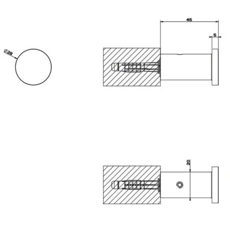 Крючок Gessi Gessi316 54821#239