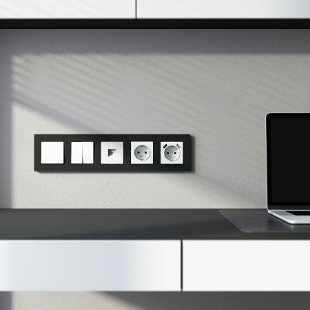 Рамка на 5 постов Werkel Slab 4690389207907