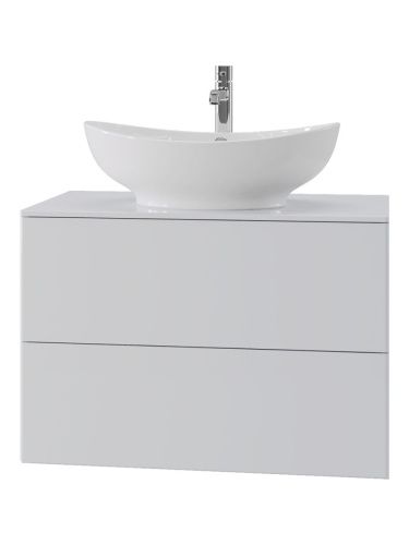 Тумба под раковину Orange Otto Ot-75TuMDF 80х40 подвесная цвет белый