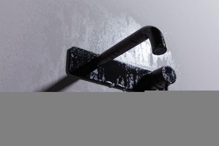 Смеситель для раковины Allen Brau Glority 5.51004-31 встраиваемый в стену черный