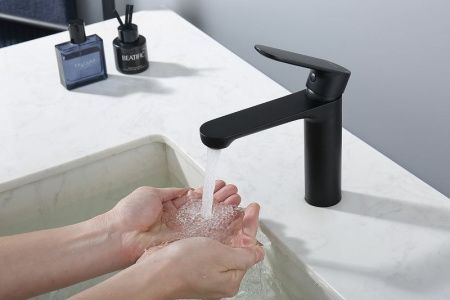 Смеситель Splenka S222 S222.10.06 на раковину черный