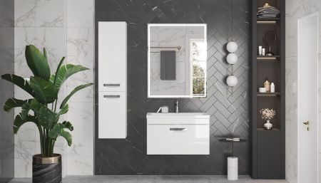 Тумба под раковину Velvex ESTEA tpEST.80.1Y.233 80х40 подвесная цвет белый