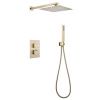 Душевая система Abber AF8251G встраиваемая в стену цвет золото с термостатом