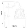 Бра Arte Lamp Seville (Севилле) A1509AP-1PB