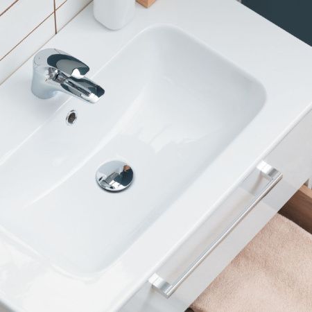 Тумба под раковину Dreja Gio 77.0103W 80х50 подвесная цвет белый