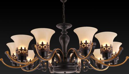 Люстра подвесная Toplight Florence (Флоренце) TL7490D-08BL
