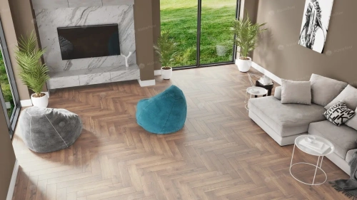 Кварцвиниловая плитка Alpine Floor Parquet LVT ECO-16-2 Дуб Royal толщина 0.25 см 43 класс 590х118 - фото 3