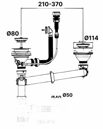 Сифон для раковины Bettoserb 125336