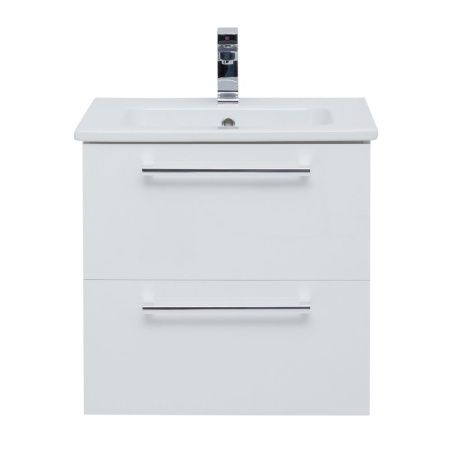 Тумба под раковину Dreja Gio 77.0103W 80х50 подвесная цвет белый