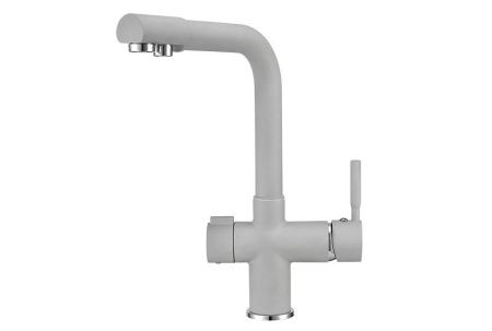 Смеситель для кухни Granula 2088, СЛАНЕЦ на мойку серый