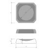 Мыльница Decor Walther Kristall 931694