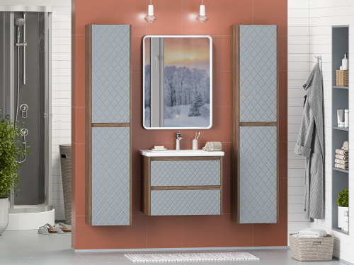 Тумба под раковину Brevita Chester CHE-09065-49502Я 62х44х49 подвесная - фото 5