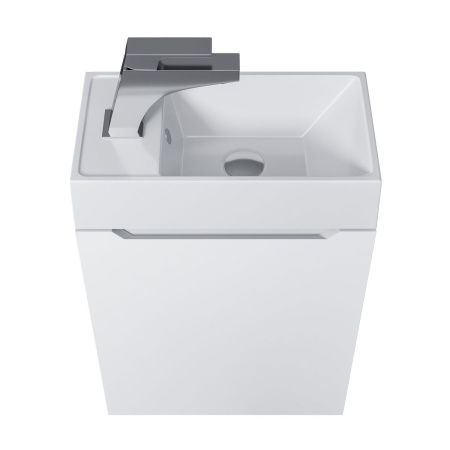 Раковина из искусственного камня Uperwood Classic New 2911020334 40х20 полувстраиваемая цвет белый