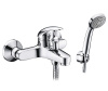 Смеситель для ванны WasserKRAFT Isen 2600 2601 настенный хром без термостата