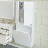 Шкаф-пенал СанТа Лондон 524005 60х150 подвесной цвет белый