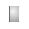 Зеркало с подсветкой BelBagno Kraft SPC-KRAFT-600-1000-LED-TCH-WARM-NERO 60х100 подвесное