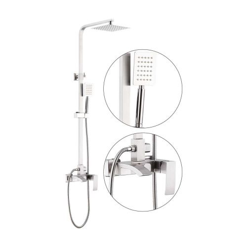 Душевая стойка Fashun A52418 настенная цвет сатин - фото 2