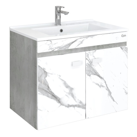 Тумба под раковину Onika Марбл 107517 75х47х63 подвесная