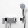 Смеситель для ванны и душа Wasserkraft Aller 1060 1062 настенный хром