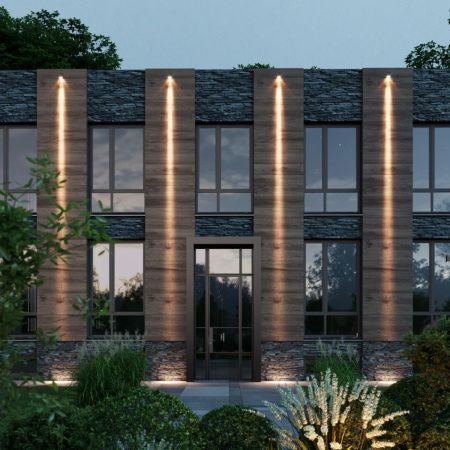 Уличный настенный светильник Odeon Light Arrow (Арров) 7188/5WL