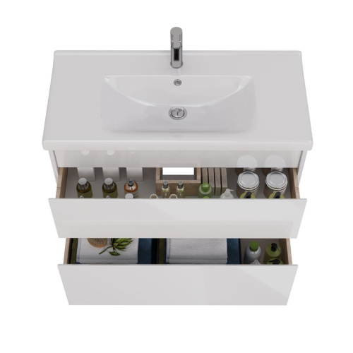 Тумба под раковину LeMark Combi LM03C100T 96х45х65 напольная/подвесная цвет белый - фото 3 Тумба под раковину LeMark Combi LM03C100T 96х45х65 напольная/подвесная цвет белый - фото 3