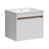 Тумба под раковину Sancos Smart SM60W 60х50 подвесная цвет белый