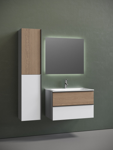 Тумба под раковину Sancos DELTA DL80W 79х44,5х50 настенная - фото 3