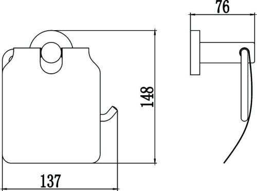 Бумагодержатель Savol S-008751 - фото 2