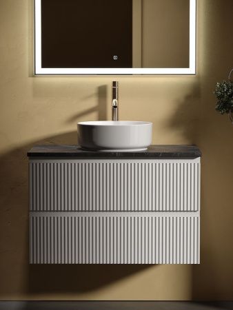 Тумба под раковину Sancos SNOB R SNR100W 100х40 подвесная цвет белый