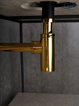 Сифон для раковины Gid Minucia 75506S золото