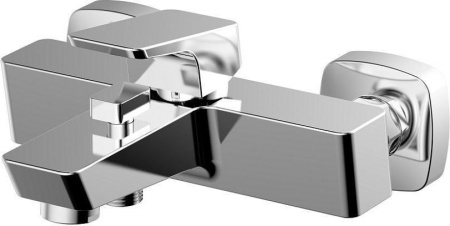 Смеситель для ванны с душем Aquanet Gotic AF440-20С настенный хром без термостата