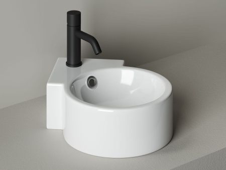 Раковина из сантехнического фарфора Ceramica Nova ELEMENT CN5019 40х30 подвесная цвет белый 1 отверстие под смеситель