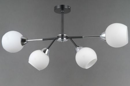 Люстра на штанге Illumico IL0715-4CSQ-24 BK CR LIBRA