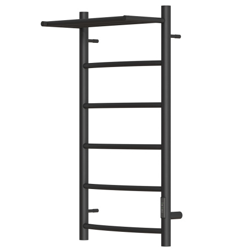Полотенцесушитель Point Афина PN04848PB электрический черный - фото 4