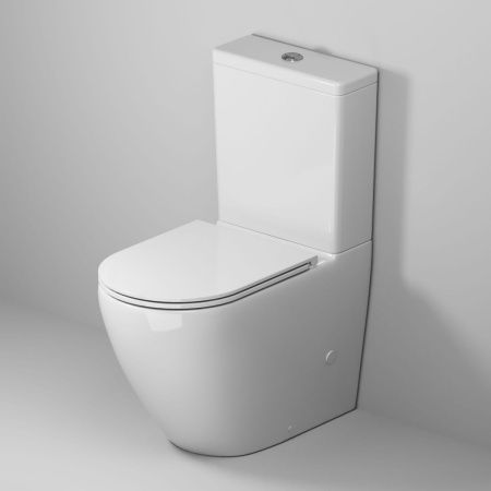 Унитаз напольный с бачком Grossman Торнадо GR-4407SQ белый с сиденьем микролифт безободковый смыв торнадо