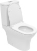 Унитаз напольный с бачком Logan 00342797 белый с сиденьем микролифт безободковый смыв торнадо
