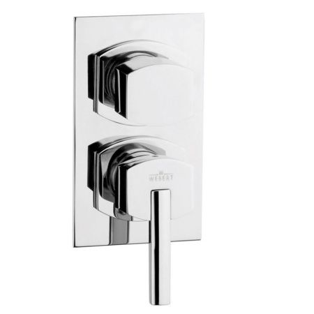 Смеситель для ванны и душа Webert Azeta New AA860101015 настенный хром